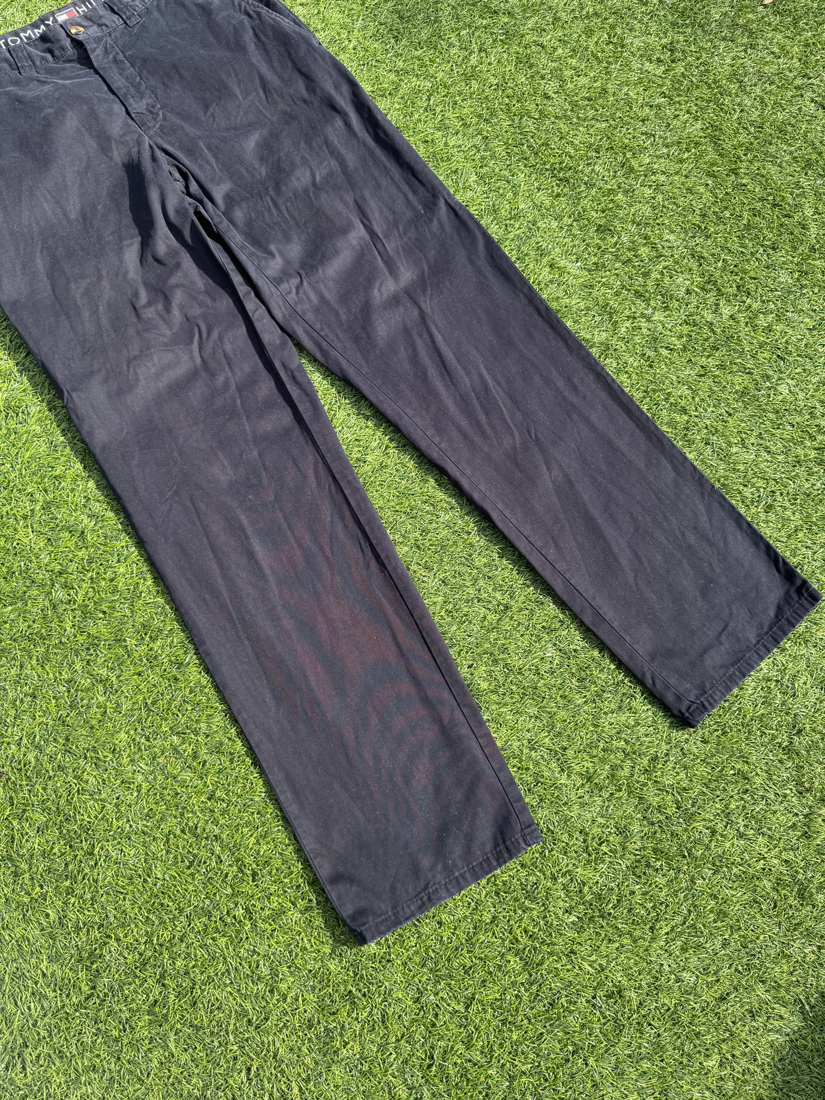 Tommy Hilfiger Mens Chino Trousers W31 L32 Navy Blue Straight Leg