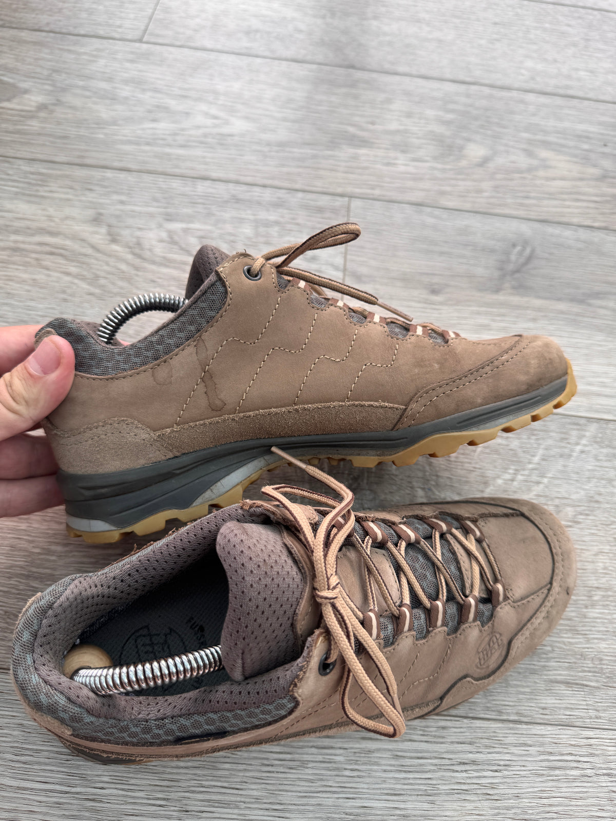 Hanwag Gore-Tex Womens Walking Shoes UK 6 Brown Leather Hiking Trail GTX