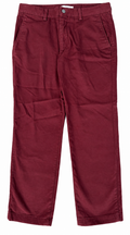 Spoke Winter Heroes Mens Burgundy Chino Trousers W32 L28 Build B Straight Leg
