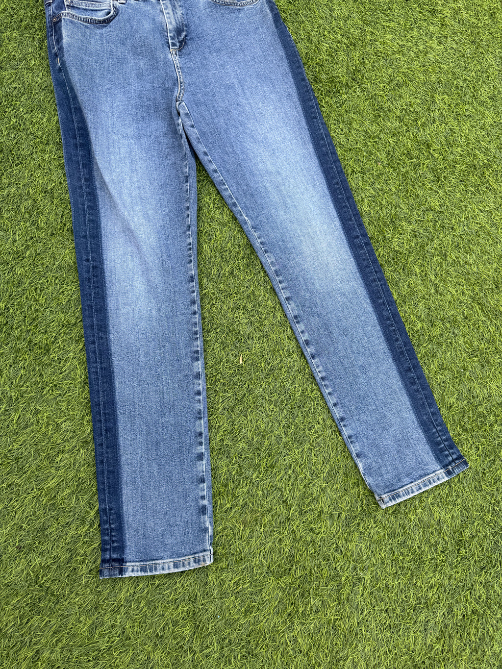 Mint Velvet Womens Jeans Size 12R Blue Denim Straight Leg W 30 L 28