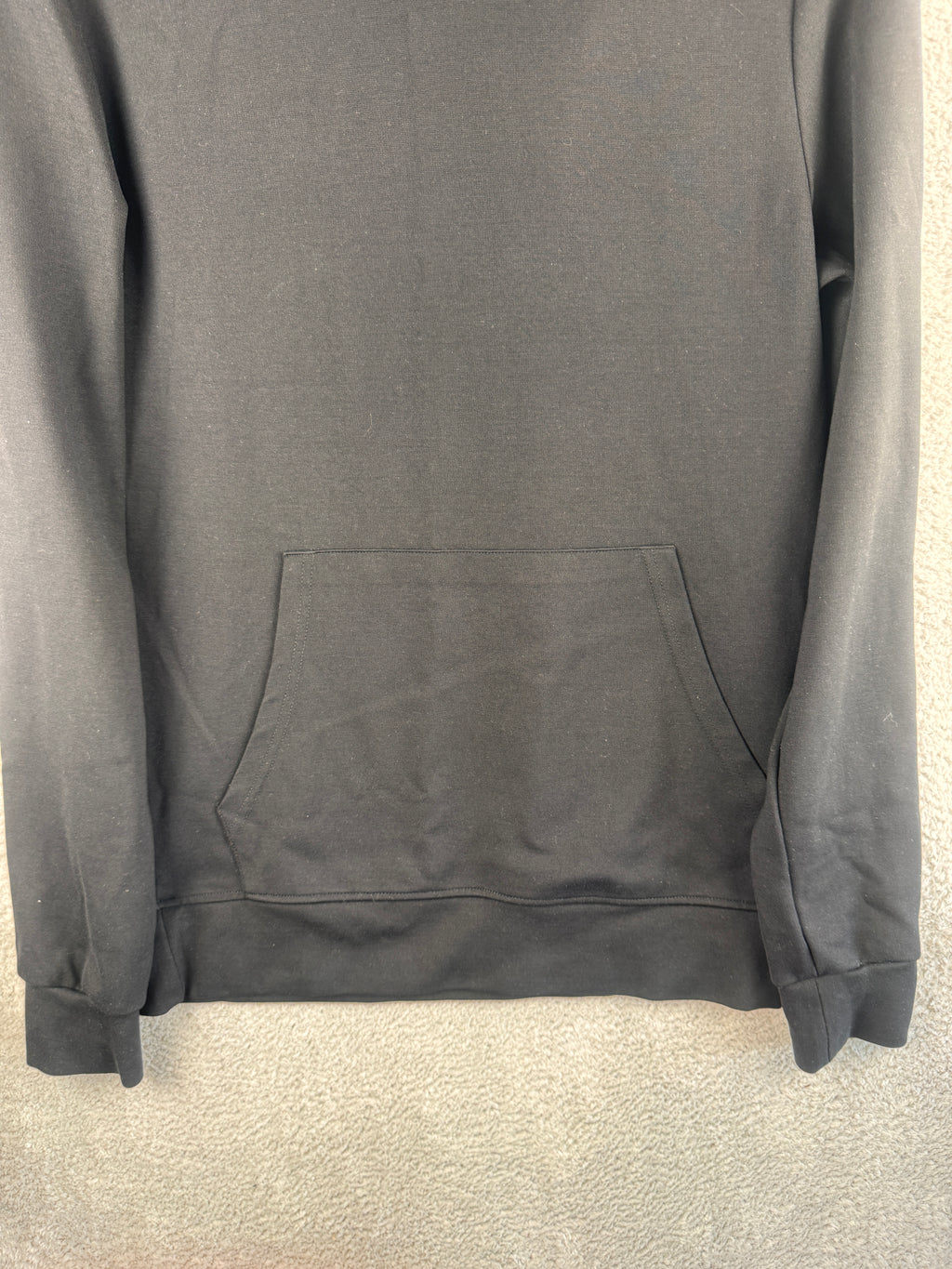 ARNE Mens Grey Essential Pullover Hoodie Sweatshirt Minimalist Size Medium