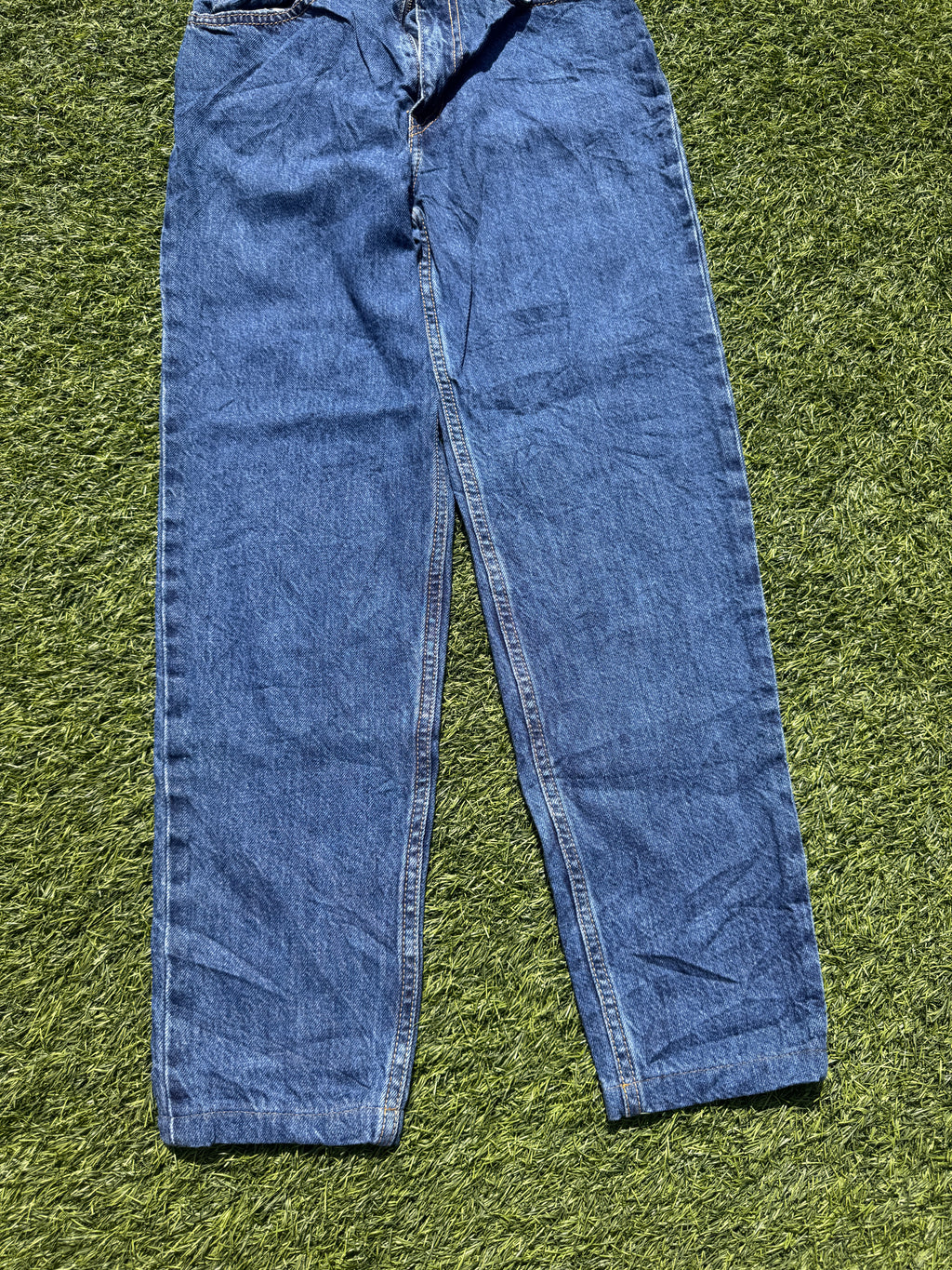 Levis Premium Womens Jeans W27 L30 Blue Denim Straight Leg High Rise 501