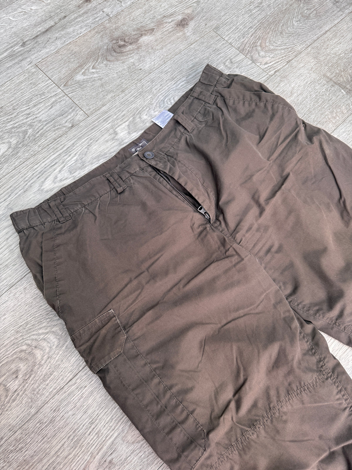 Craghoppers Mens Cargo Trousers W40 L28 Brown Walking Hiking Outdoor Short Leg