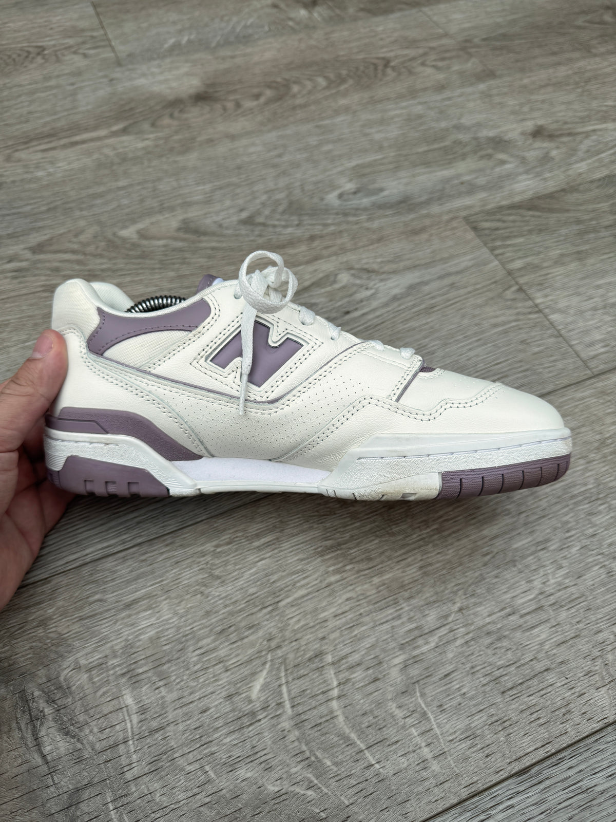 New Balance 550 BBW550AK Womens Trainers UK 8 EU 41.5 White Purple