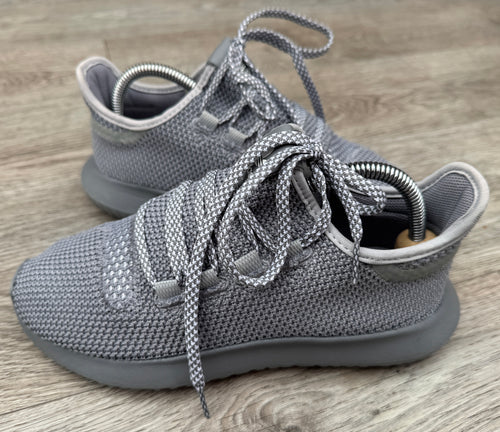 Adidas Tubular Shadow Primeknit Trainers Grey Mens Womens UK 5