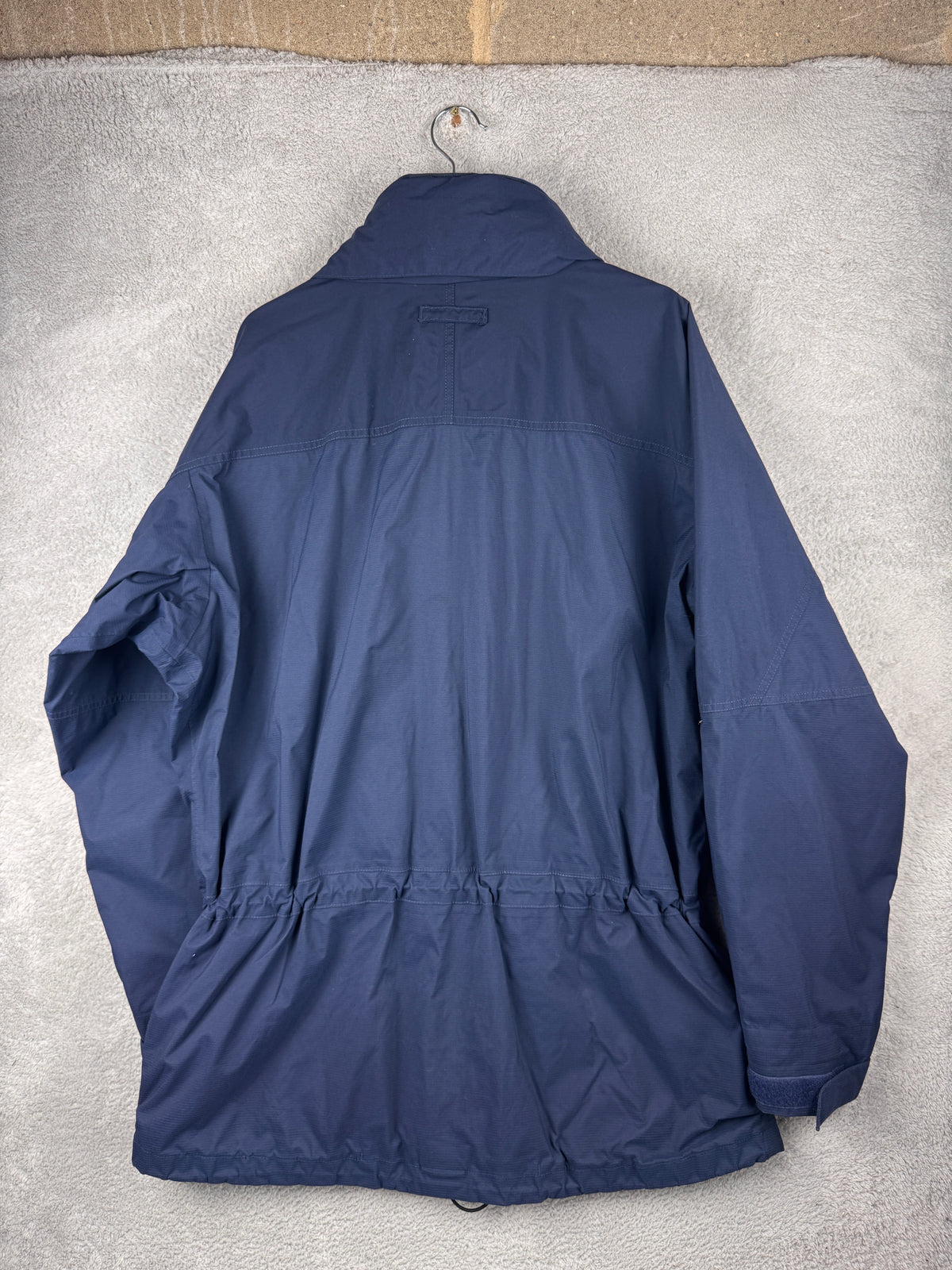 Vintage Lowe Alpine Grand Womens Large Navy Waterproof Hiking Outdoor Jacket