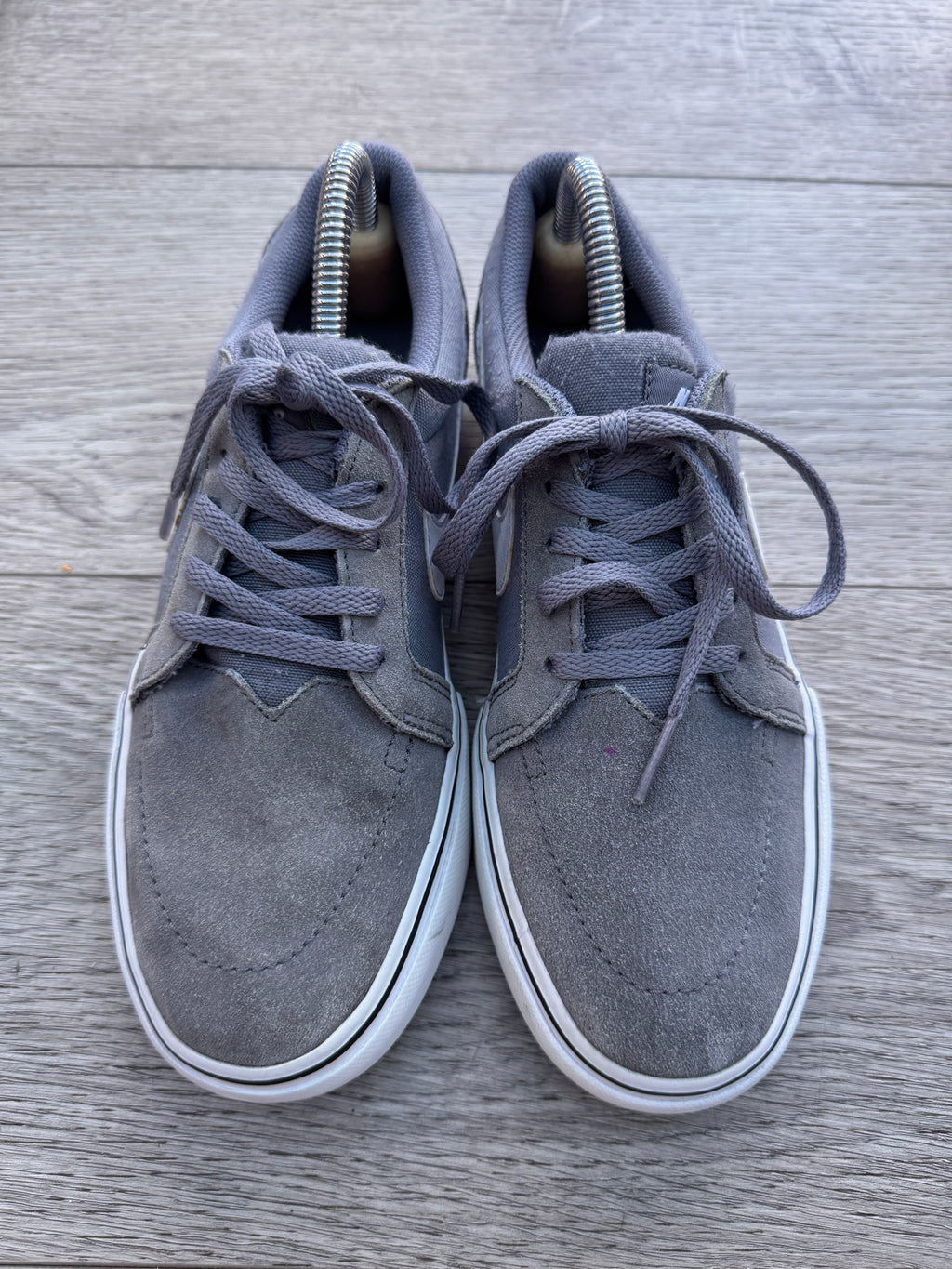 Nike SB Satire Grey White Trainers Shoes UK 5.5
