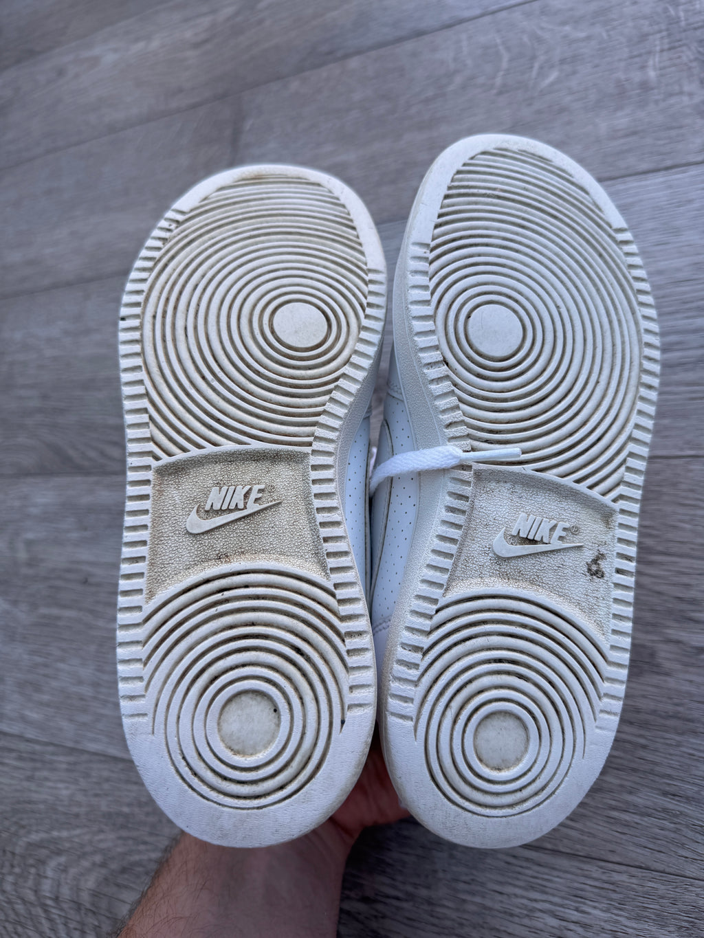 Nike Court Borough Mid White High Top Trainers Shoes UK 5.5