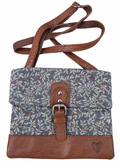 White Stuff Womens Floral Crossbody Bag Brown Shoulder Handbag Boho