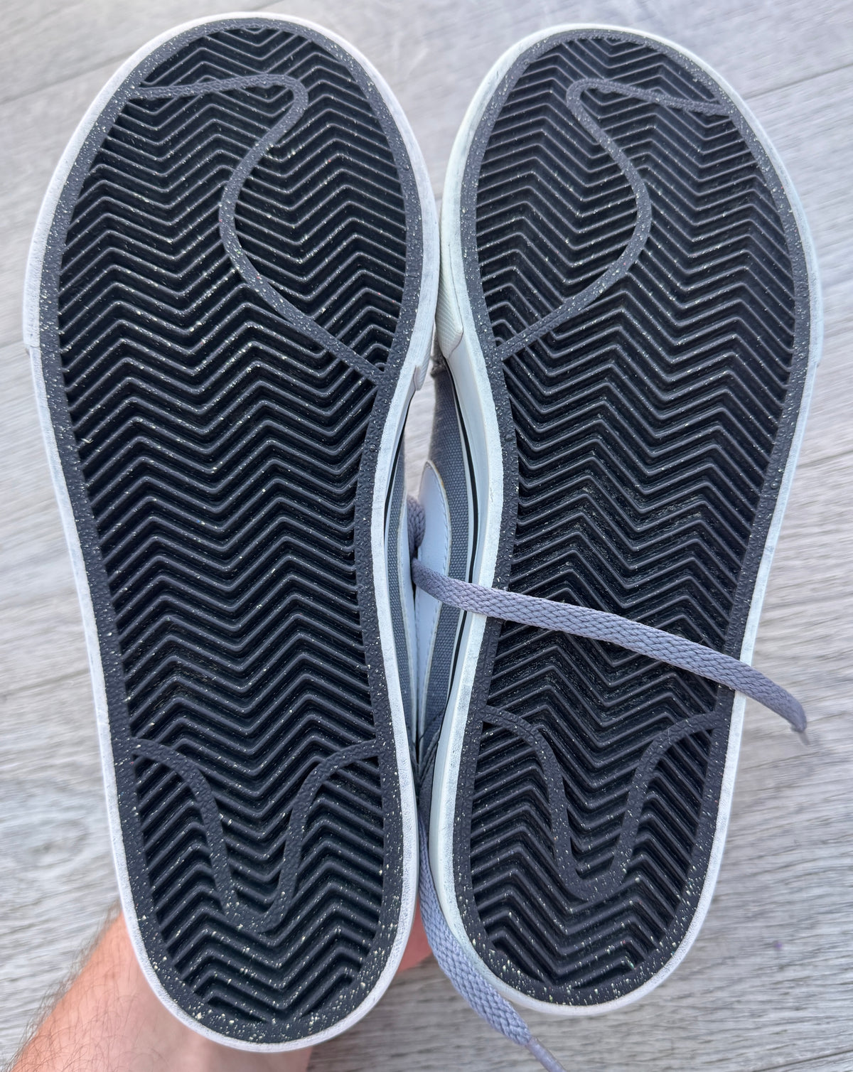 Nike SB Satire Grey White Trainers Shoes UK 5.5