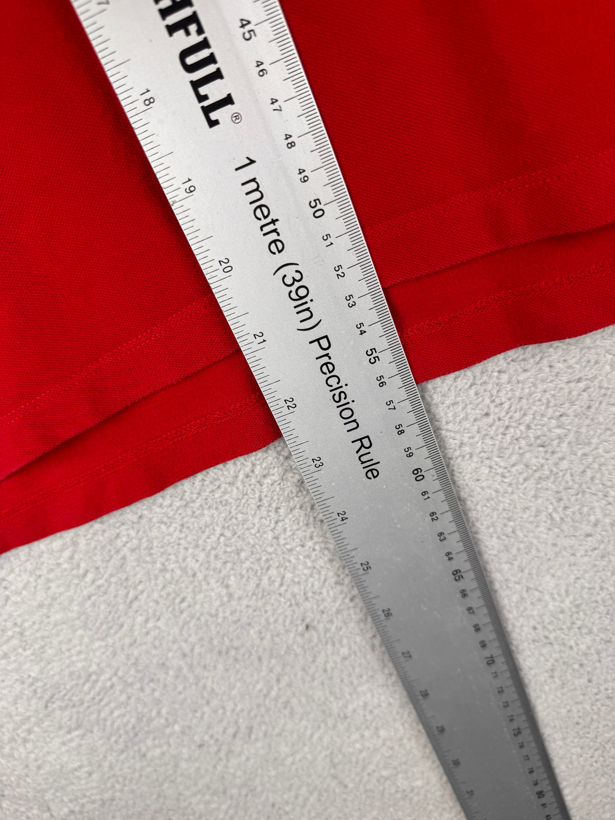 Tommy Hilfiger Womens Small Red Polo Shirt Long Sleeve Rugby