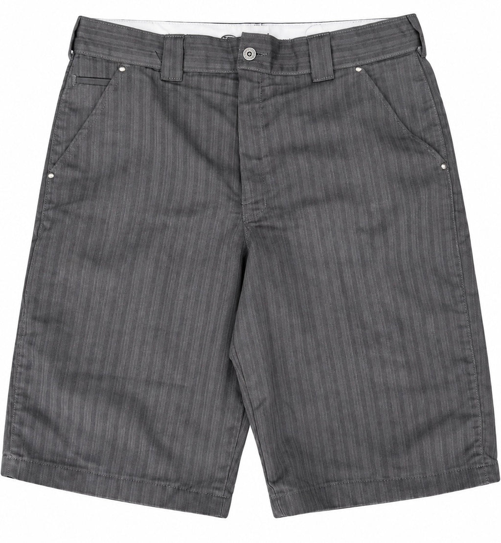 Dickies Mens Shorts W36 Grey Stripe Regular Fit Workwear Skate Cargo Work