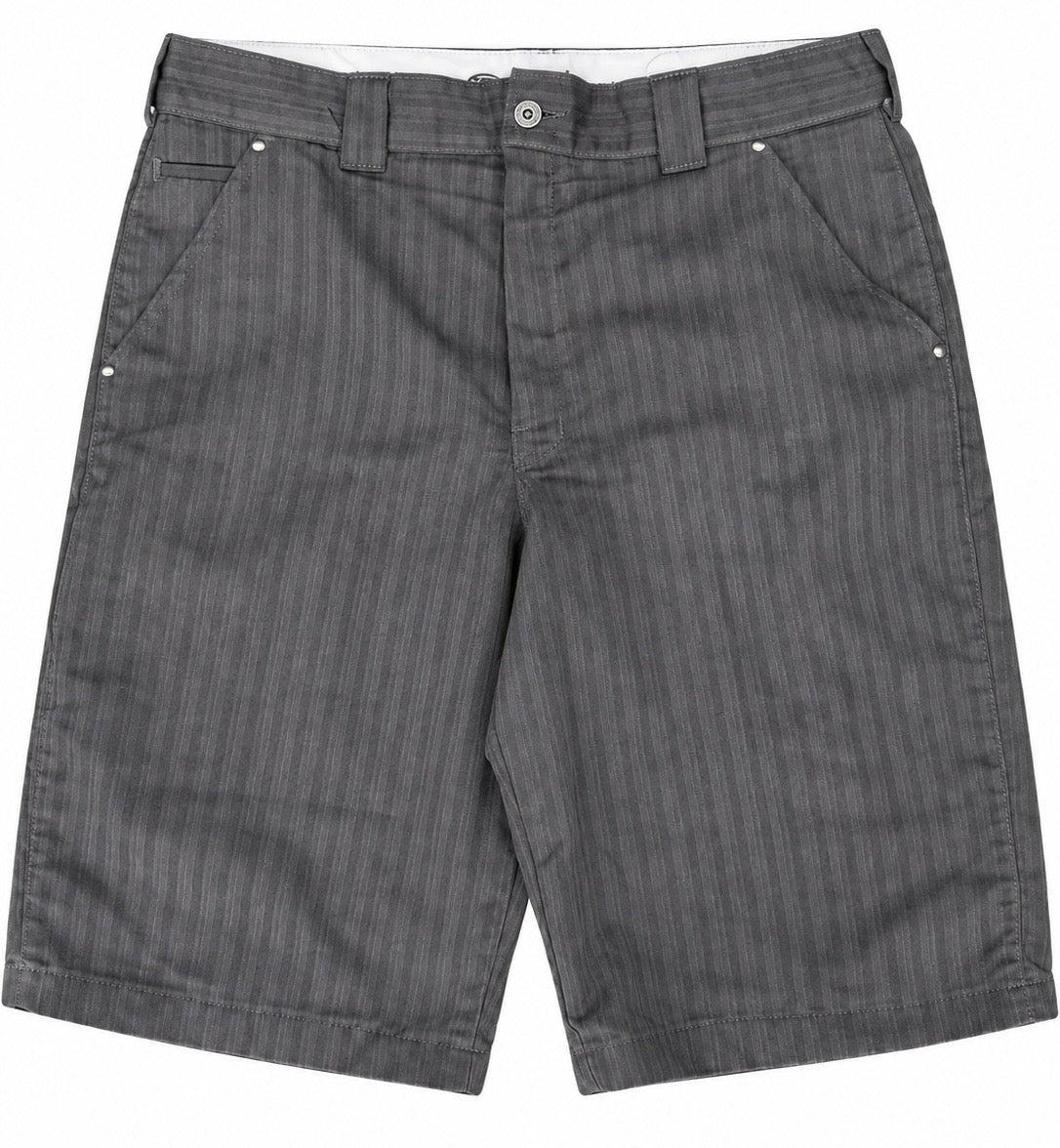 Dickies Mens Shorts W36 Grey Stripe Regular Fit Workwear Skate Cargo Work
