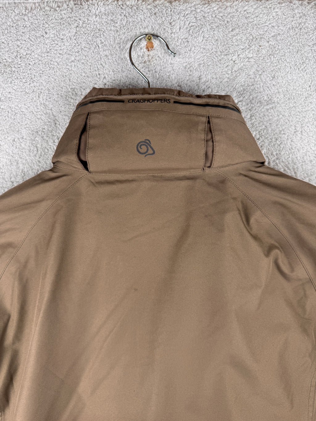 Craghoppers Gore-Tex Mens Jacket XL Brown Waterproof Hooded Hiking