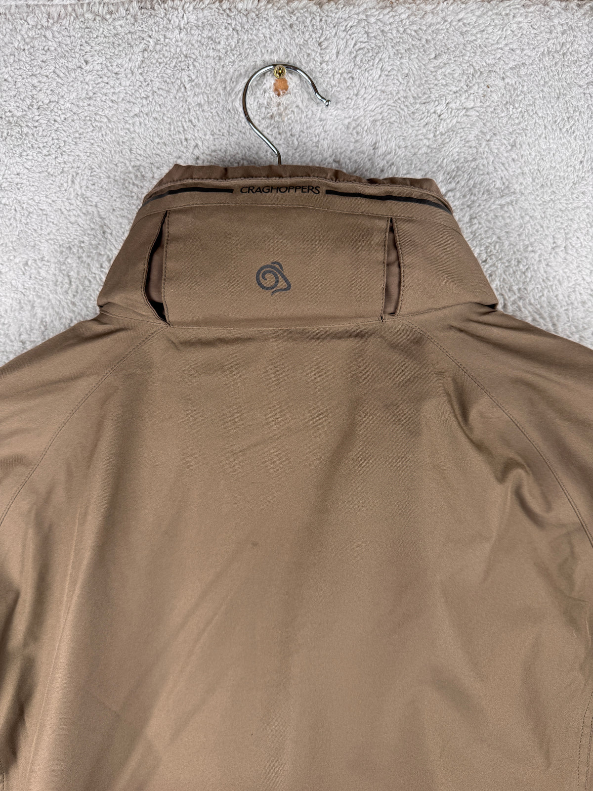 Craghoppers Gore-Tex Mens Jacket XL Brown Waterproof Hooded Hiking
