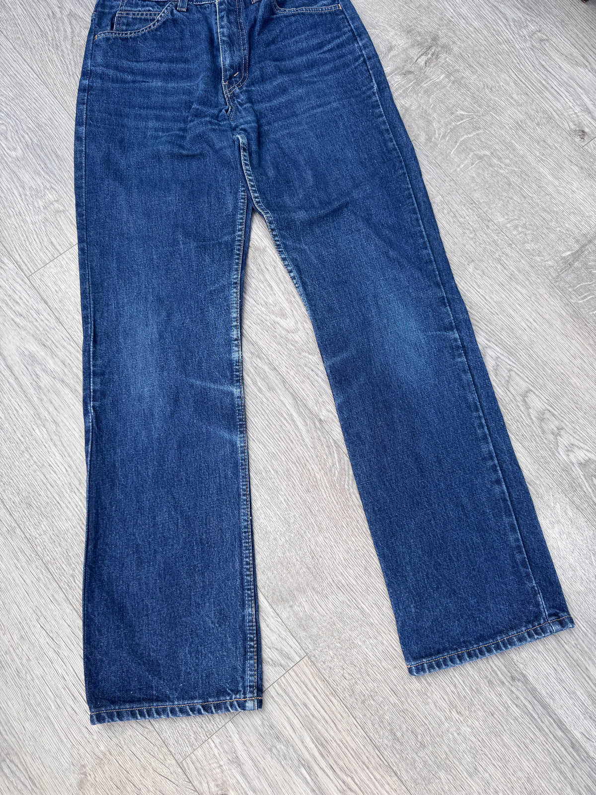 Vintage 1999 Levi’s 607 04 Jeans W30 L32 Orange Tab Blue Denim Straight Leg