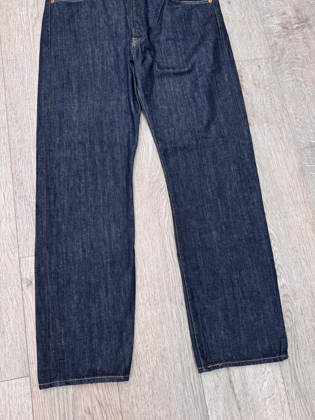 Levi’s 501 Jeans Mens W36 L32 Dark Blue Straight Leg Button Fly