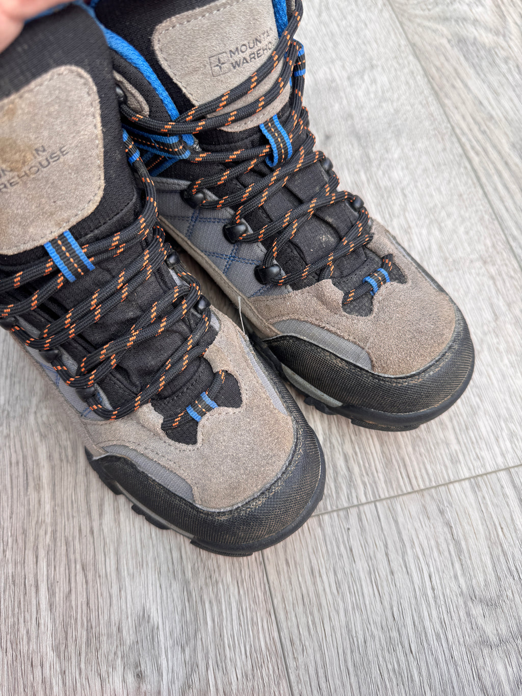 Mountain Warehouse Womens Hiking Boots UK 3 Waterproof Walking Trail Grey
