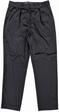 Reiss Womens Trousers UK 10 Black Tailored Smart Straight Leg Office