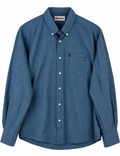 Barbour Mens Shirt Large Blue Green Gingham Check Tailored Fit
