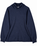 Norse Projects Axel Merino Wool Cotton Milano Hoodie Mens XL Navy Blue Knit