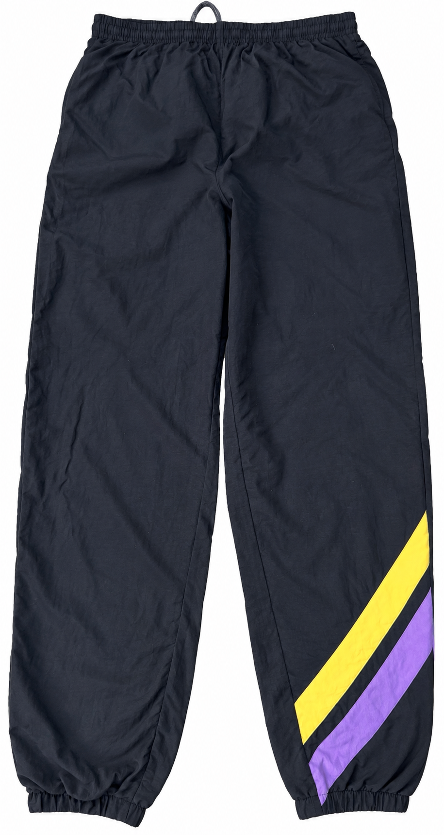 Vintage Converse All Star Track Pants Black Purple Yellow Joggers Retro 90s