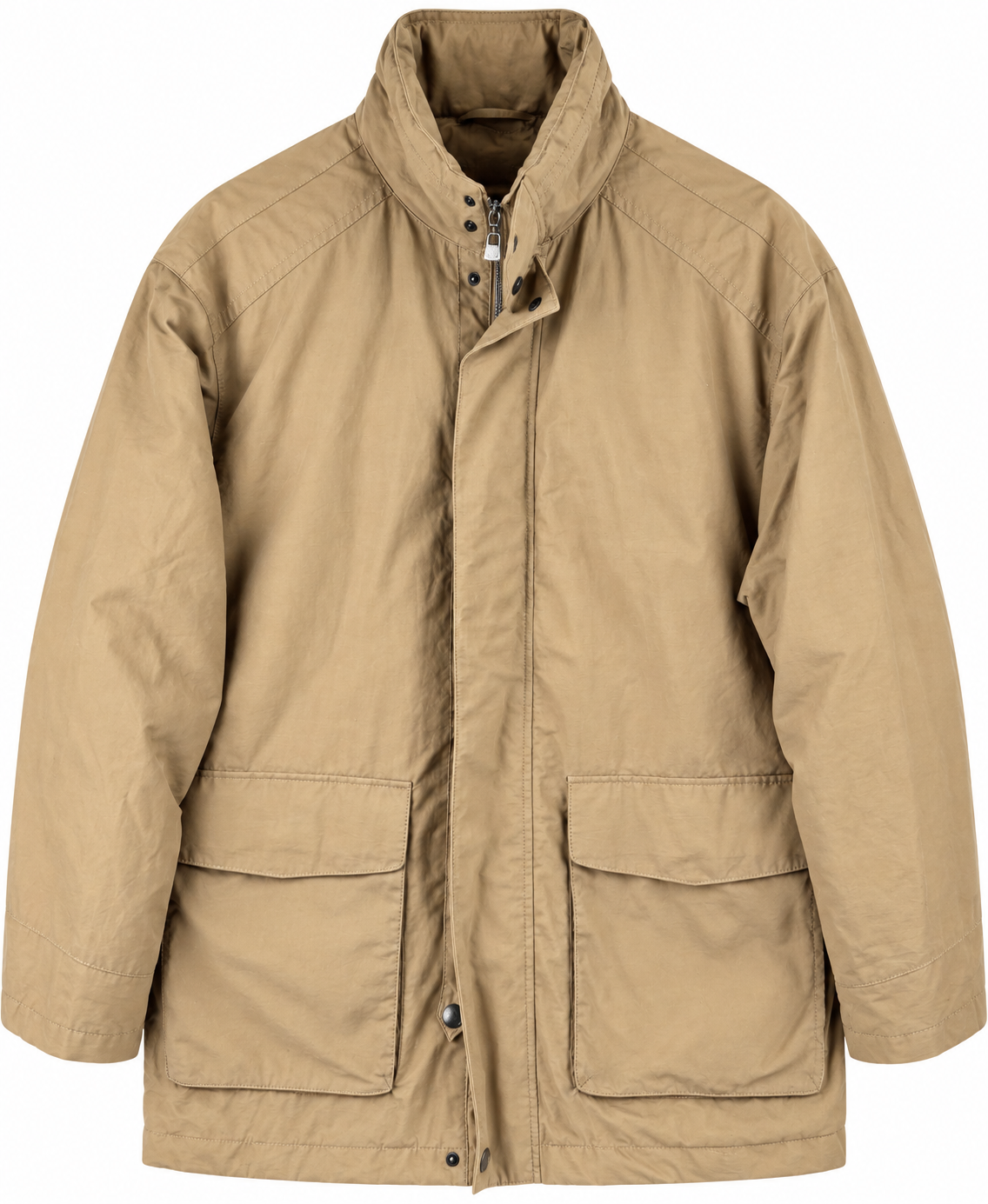 Mephisto Gore-Tex Mens Jacket Size 52 Beige Waterproof Field Coat Outdoor