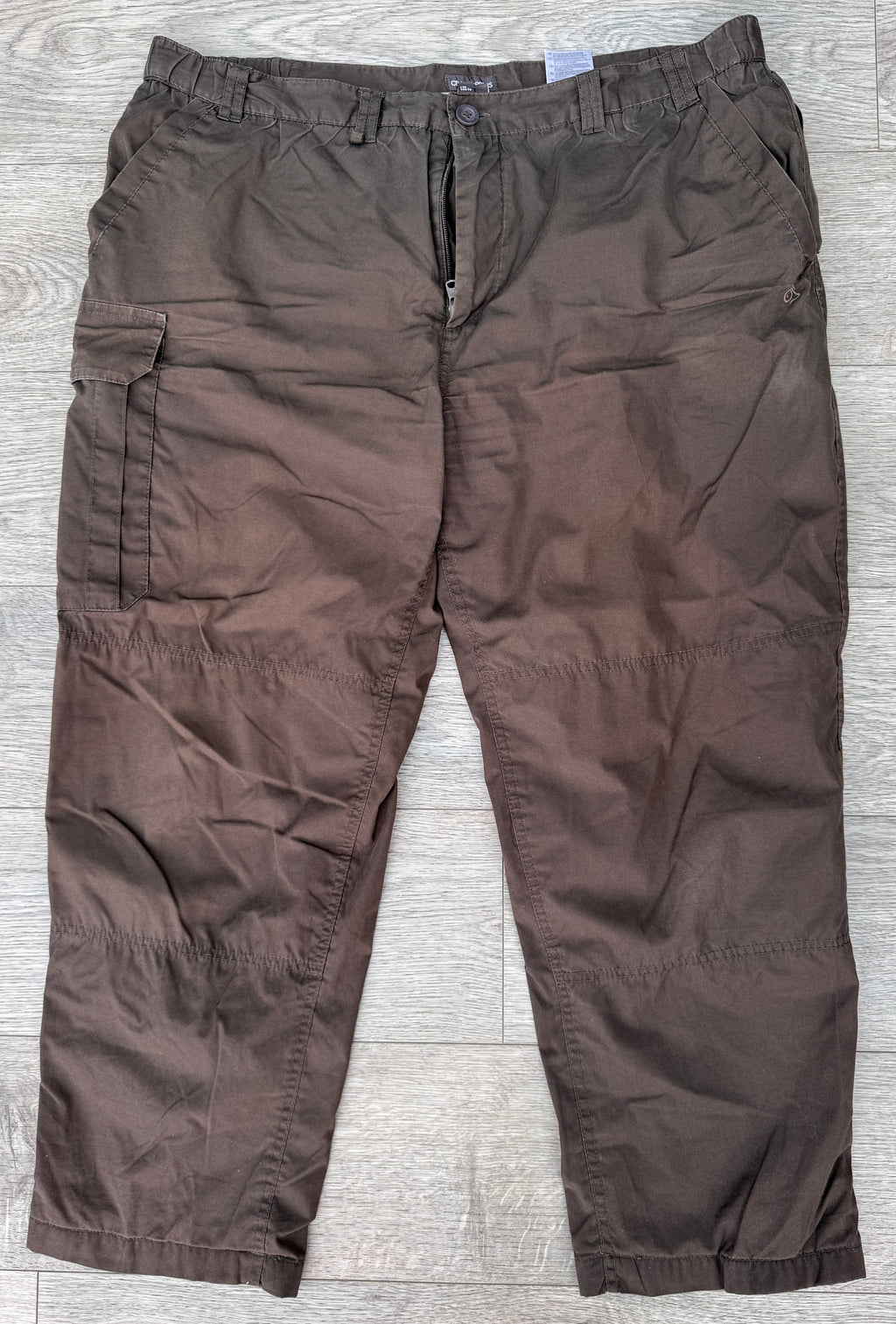 Craghoppers Mens Cargo Trousers W40 L28 Brown Walking Hiking Outdoor Short Leg