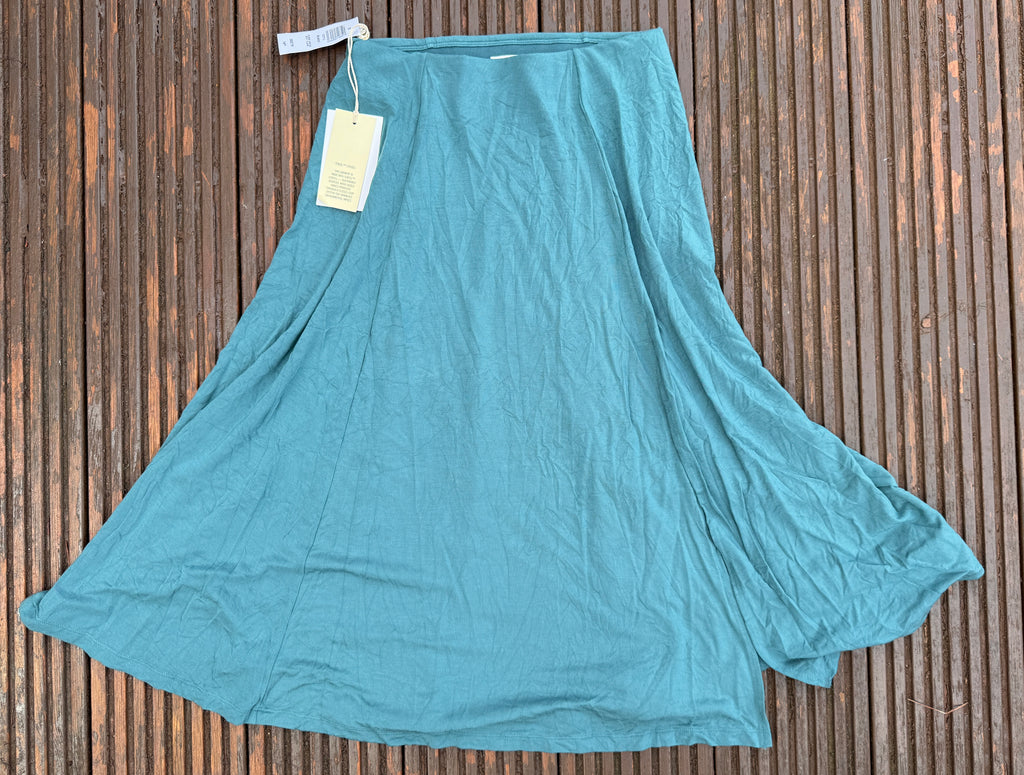Wilfred Womens Maxi Skirt 2XS Turquoise Green Flowy A Line Beach Summer