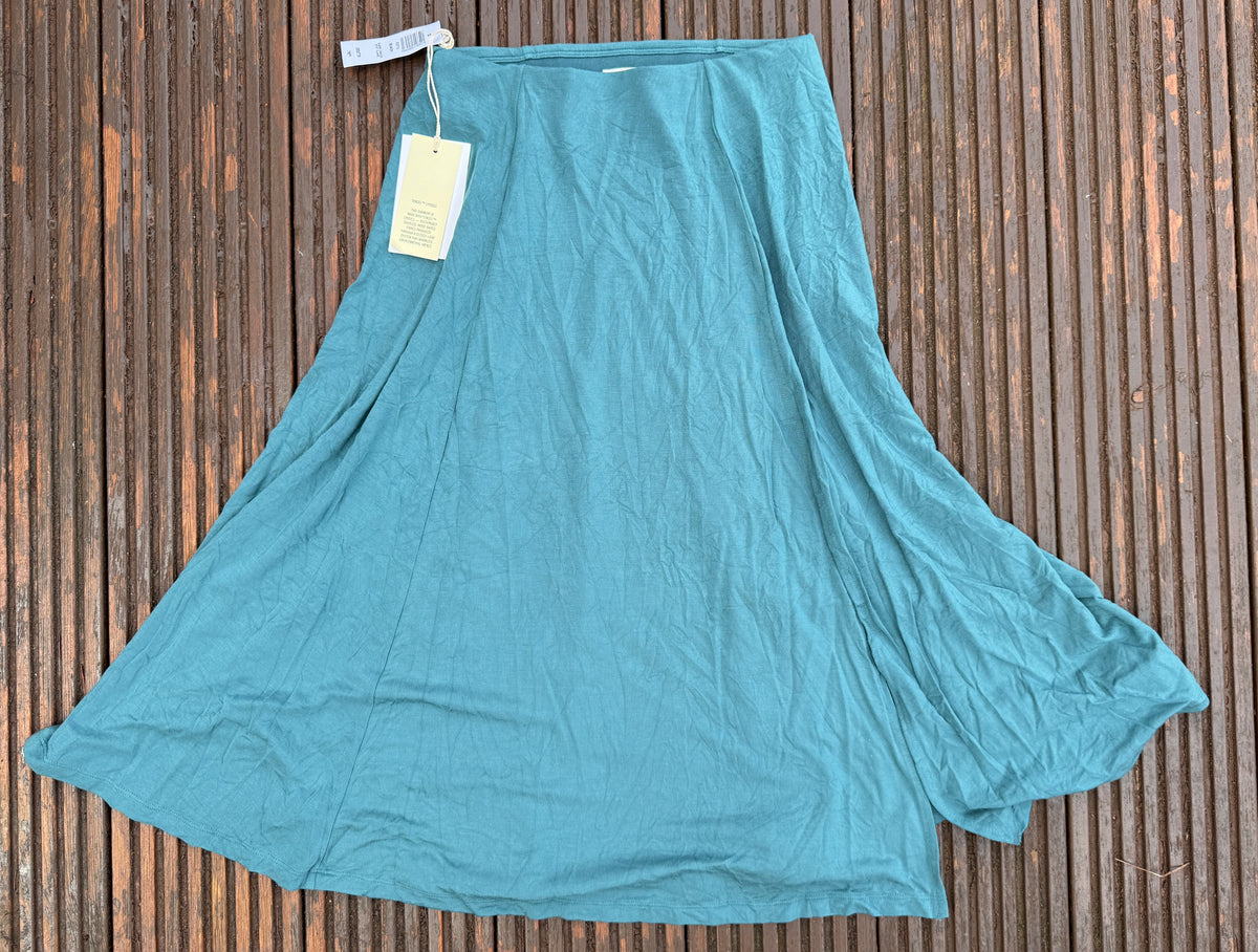 Wilfred Womens Maxi Skirt 2XS Turquoise Green Flowy A Line Beach Summer
