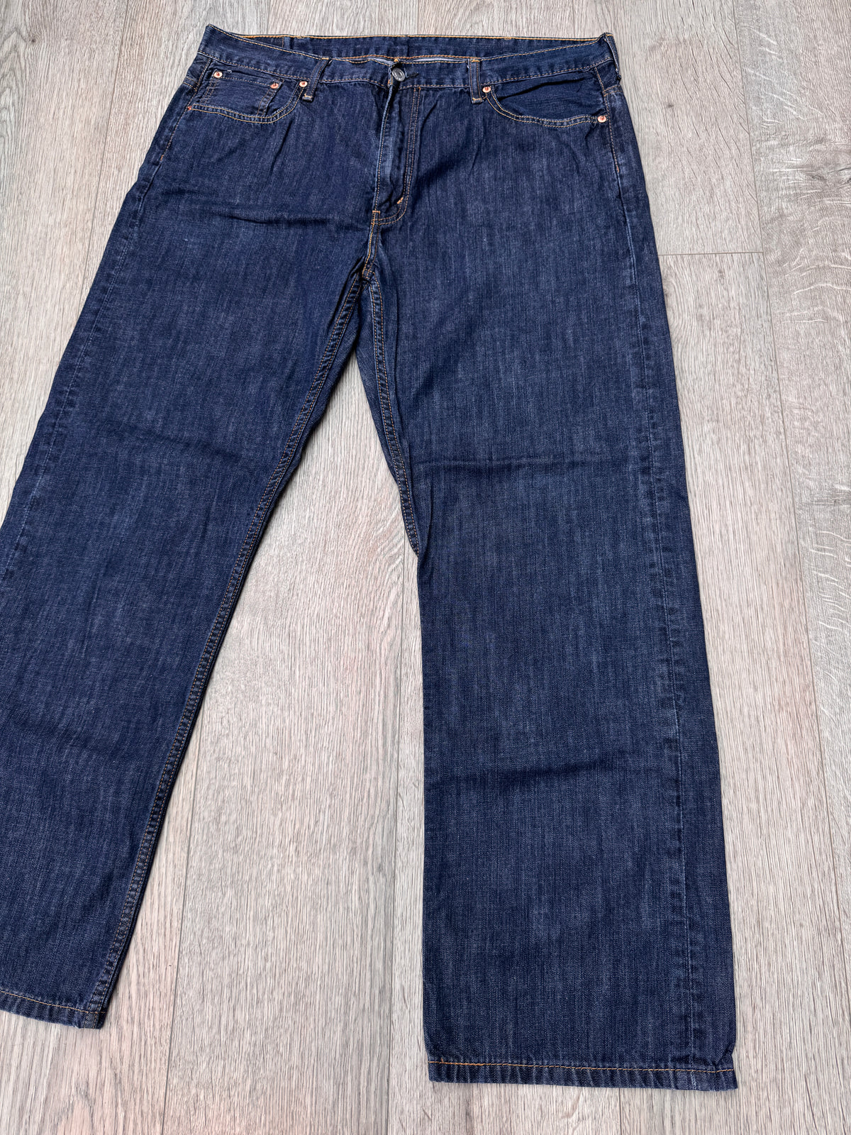Levi’s 569 Jeans Mens W38 L34 Dark Blue Loose Straight Leg Denim Relaxed Fit