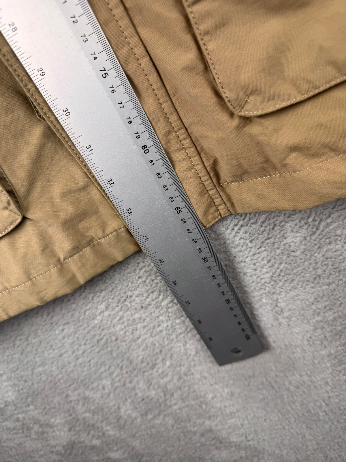 Mephisto Gore-Tex Mens Jacket Size 52 Beige Waterproof Field Coat Outdoor