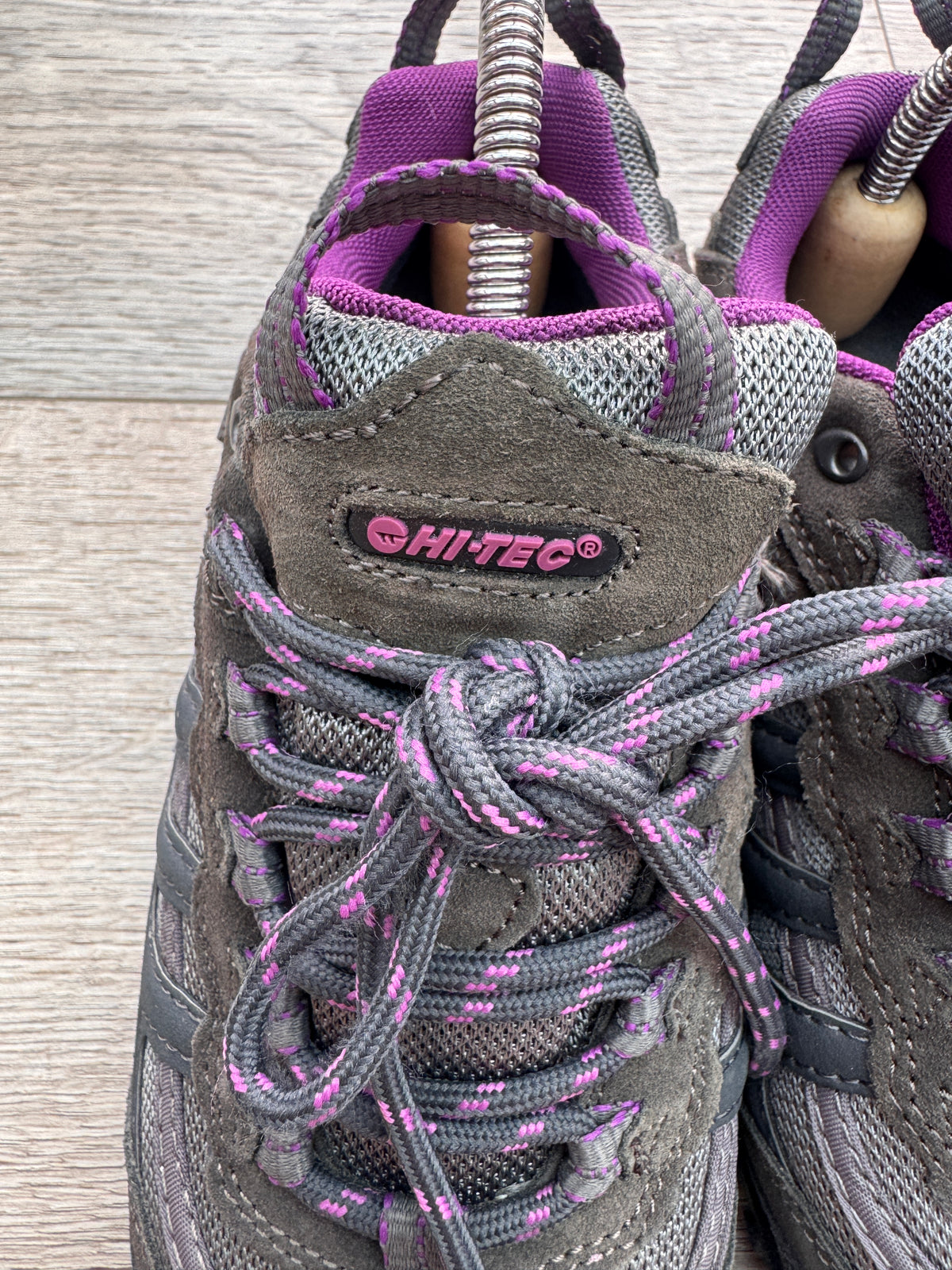 Hi-Tec Penrith Low WP Womens Walking Shoes UK 4 Waterproof Hiking Trail Grey
