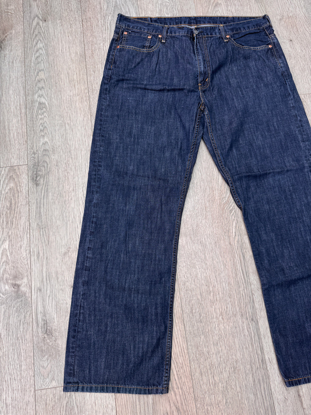 Levi’s 569 Jeans Mens W38 L34 Dark Blue Loose Straight Leg Denim Relaxed Fit