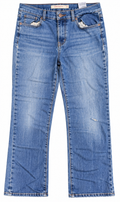 Levis Womens Classic Bootcut Jeans W29 L30 UK 8 Blue Denim Flared Stretch
