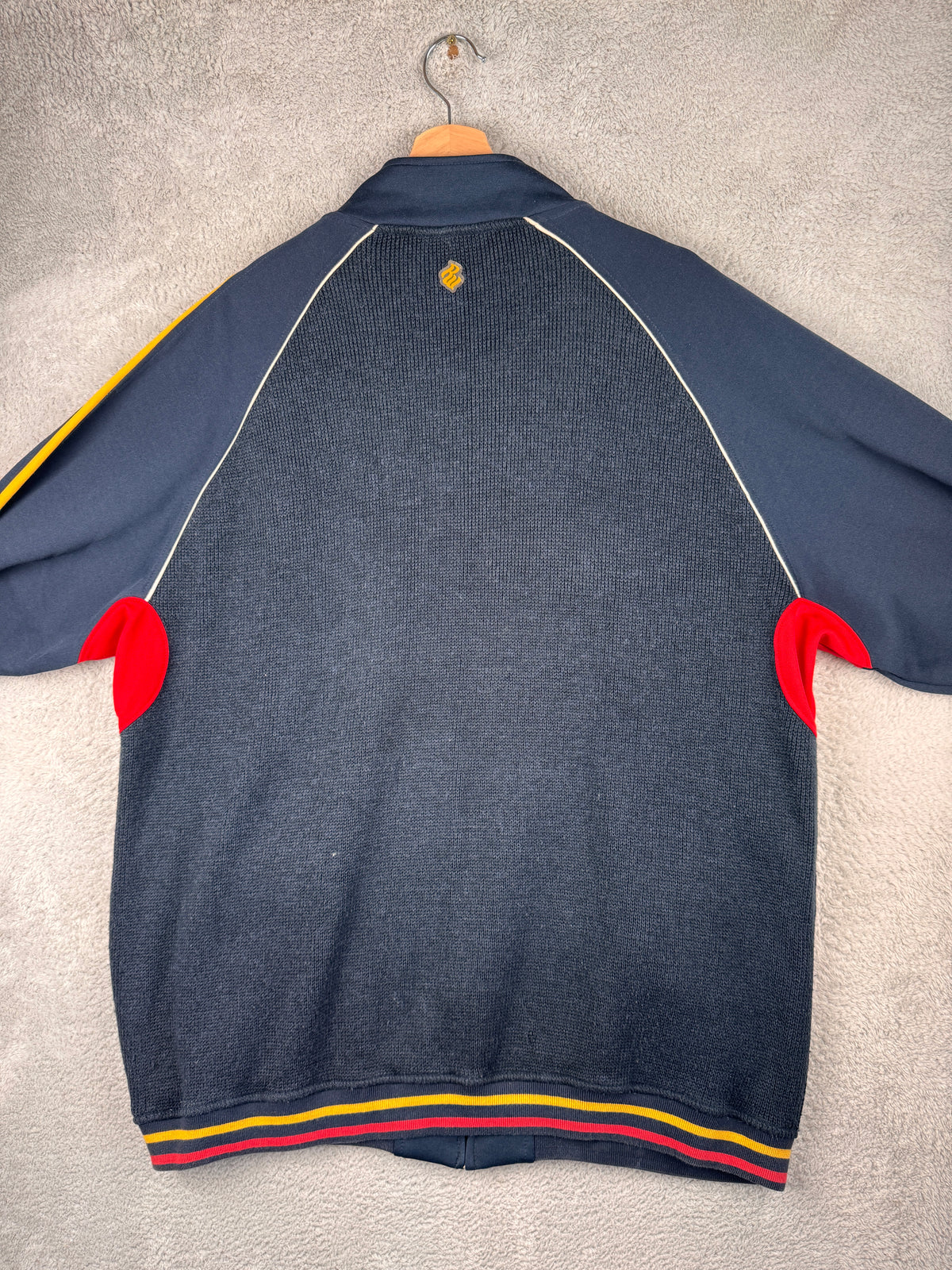 Rocawear Mens XL Navy Full Zip Track Jacket Y2K Hip Hop Streetwear