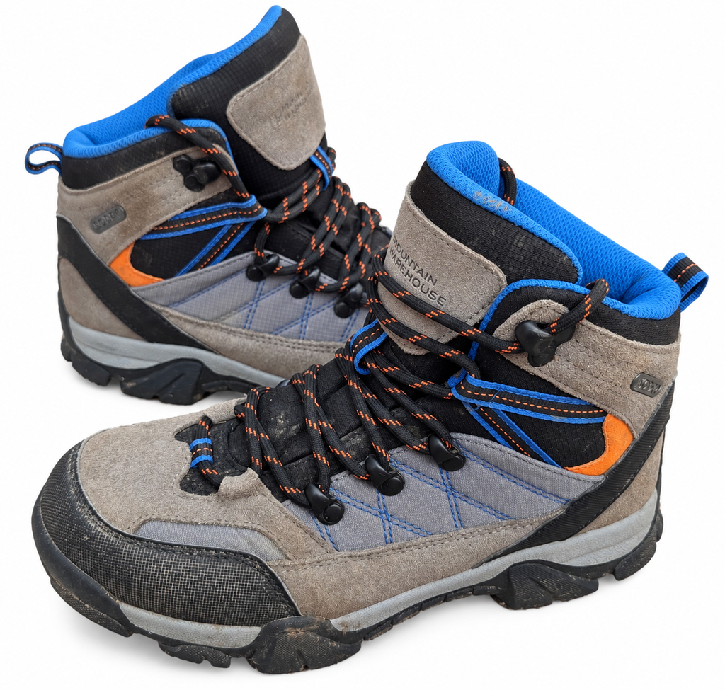 Mountain Warehouse Womens Hiking Boots UK 3 Waterproof Walking Trail Grey