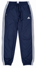 Adidas Mens Medium Navy Blue 3 Stripe Tracksuit Joggers Track Pants Retro