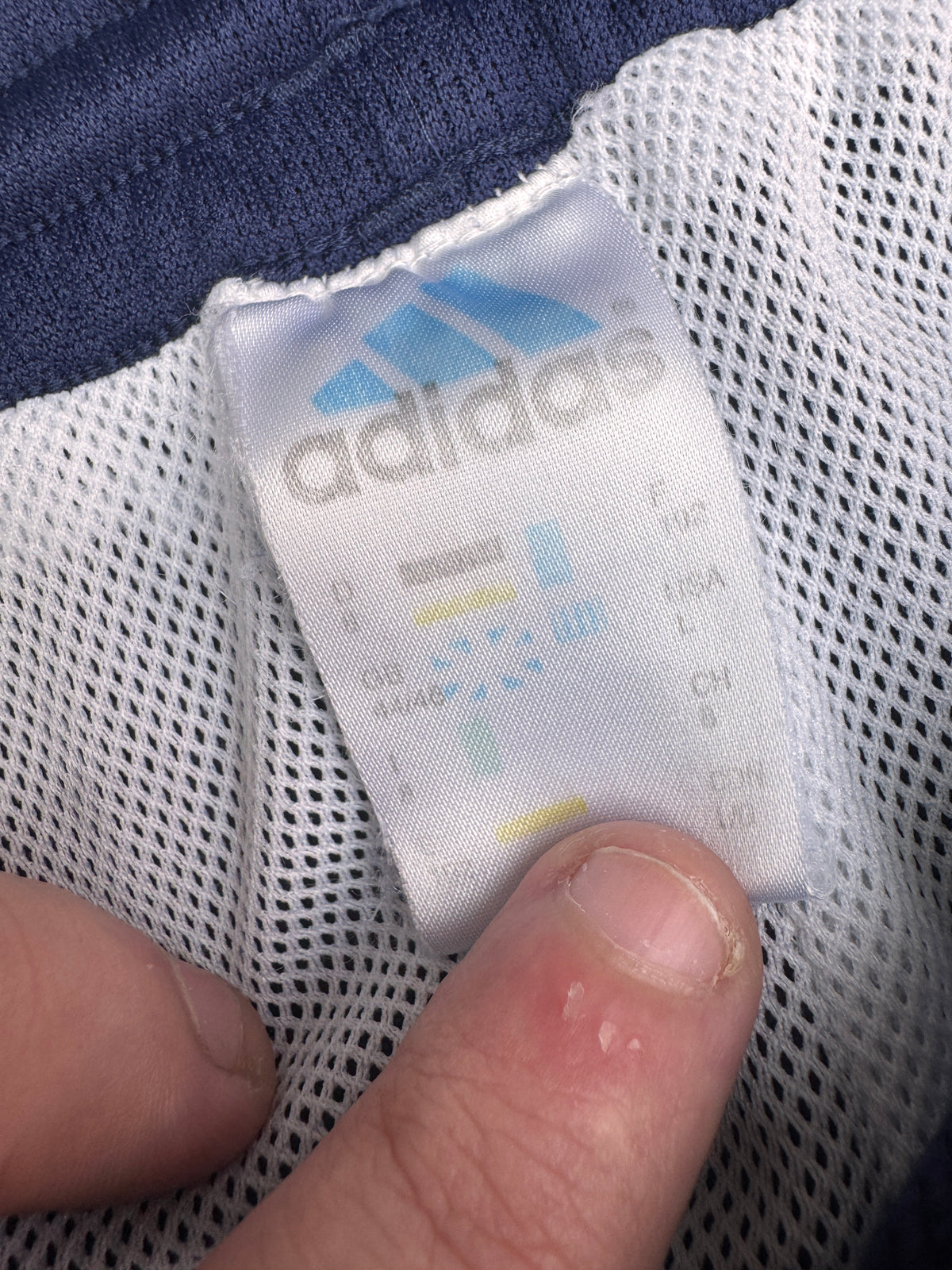 Adidas Navy Blue XL 90’s 3 Stripe Bottoms Joggers Track Pants Zip Pockets