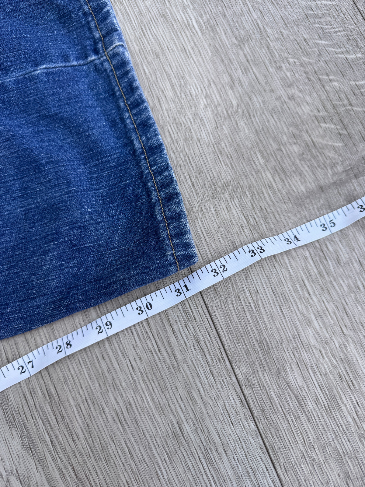 Levi Strauss Signature Mens Jeans W34 L32 Blue Denim Straight Leg Faded