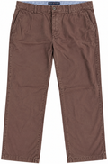 Tommy Hilfiger Mens Brown Chino Trousers W40 L30 Straight Leg