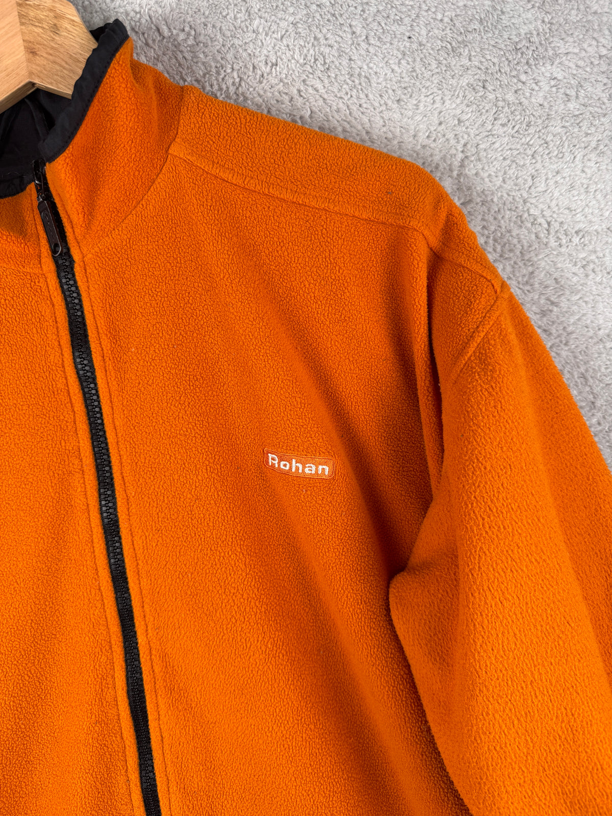 Rohan Khombo Jacket Men’s Small Unisex Orange Fleece Reversible Outdoor Hiking Vintage