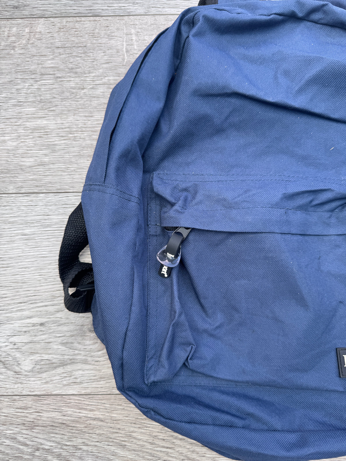 Rockport Backpack Navy Blue Rucksack Travel Work School Bag Zip Pockets