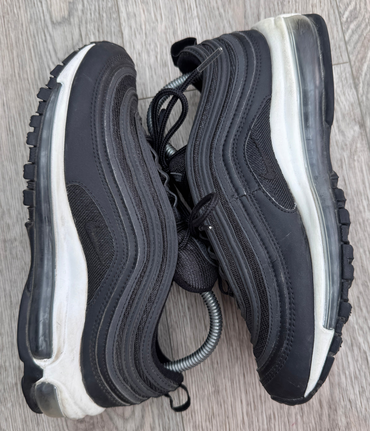 Nike Air Max 97 Black White Womens Trainers UK 5.5