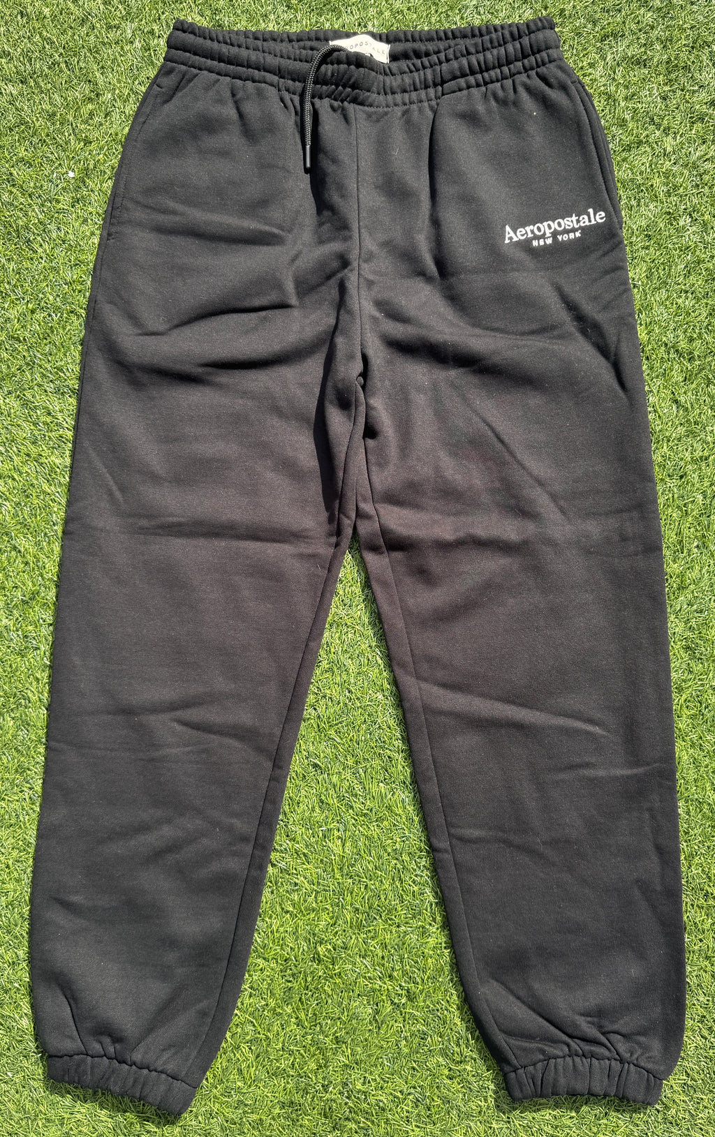 Aeropostale Womens Joggers XL Black Sweatpants Tracksuit Bottoms