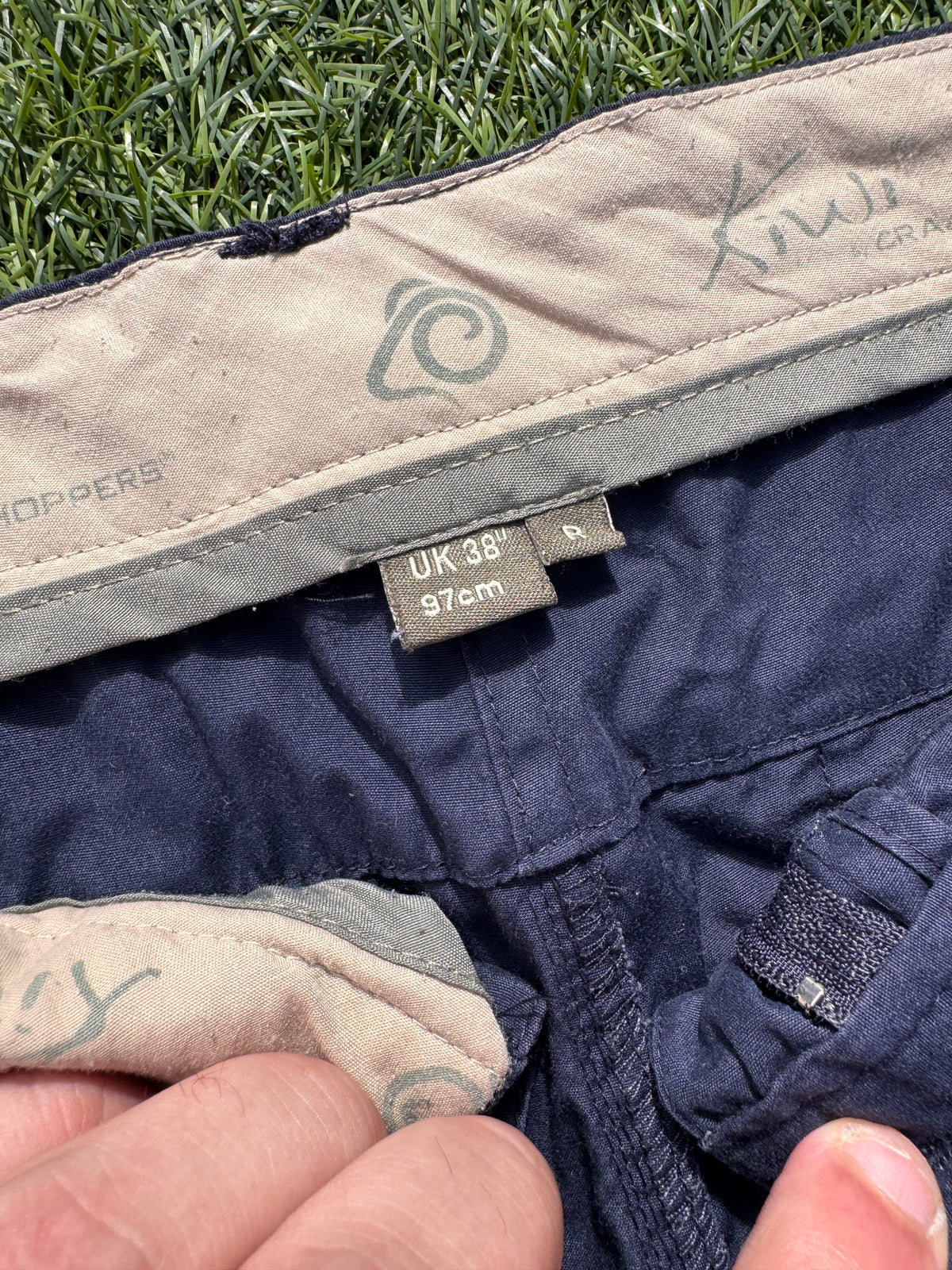 Craghoppers Mens Cargo Trousers Navy W38 L30 Walking Hiking