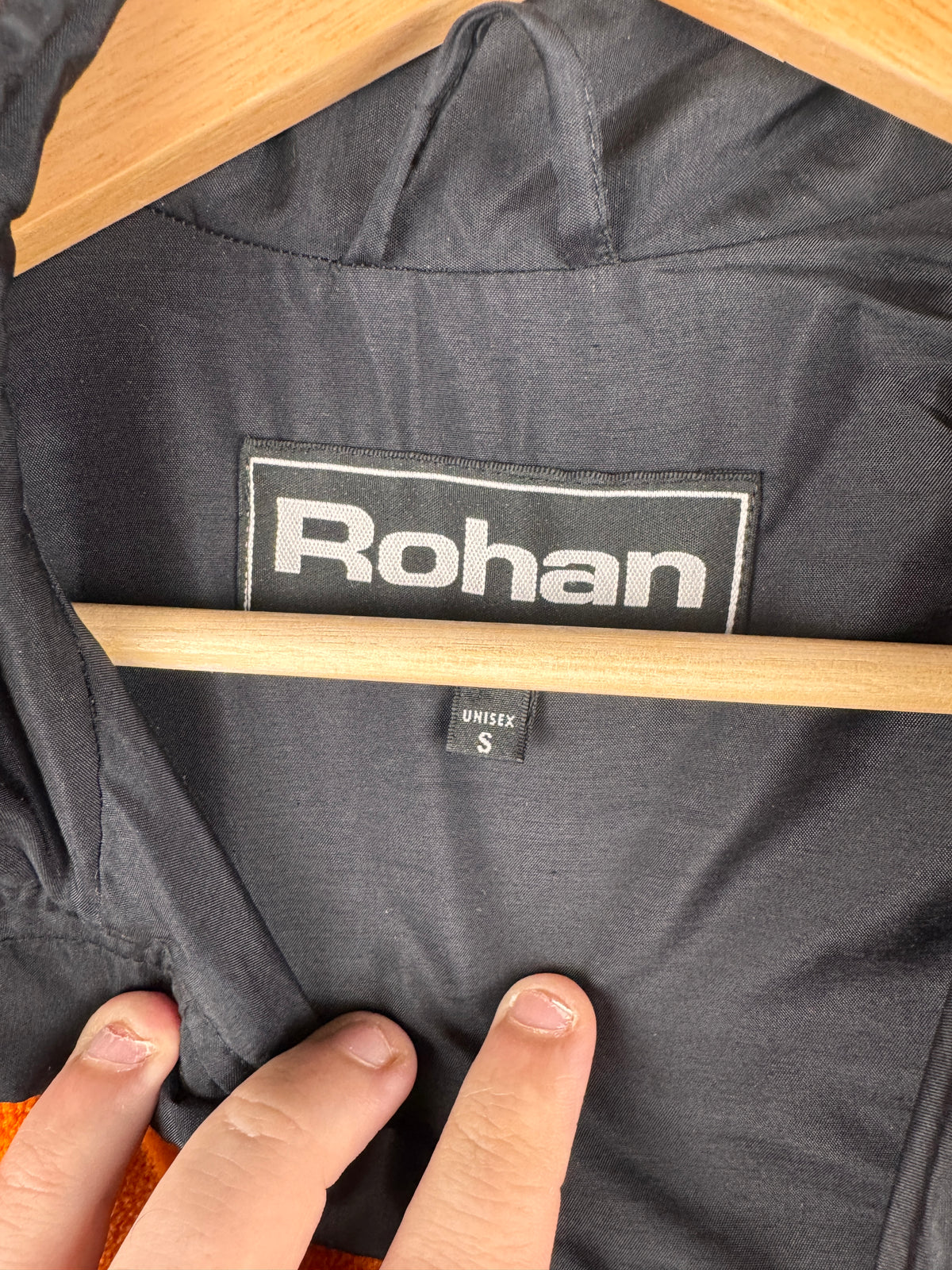Rohan Khombo Jacket Men’s Small Unisex Orange Fleece Reversible Outdoor Hiking Vintage