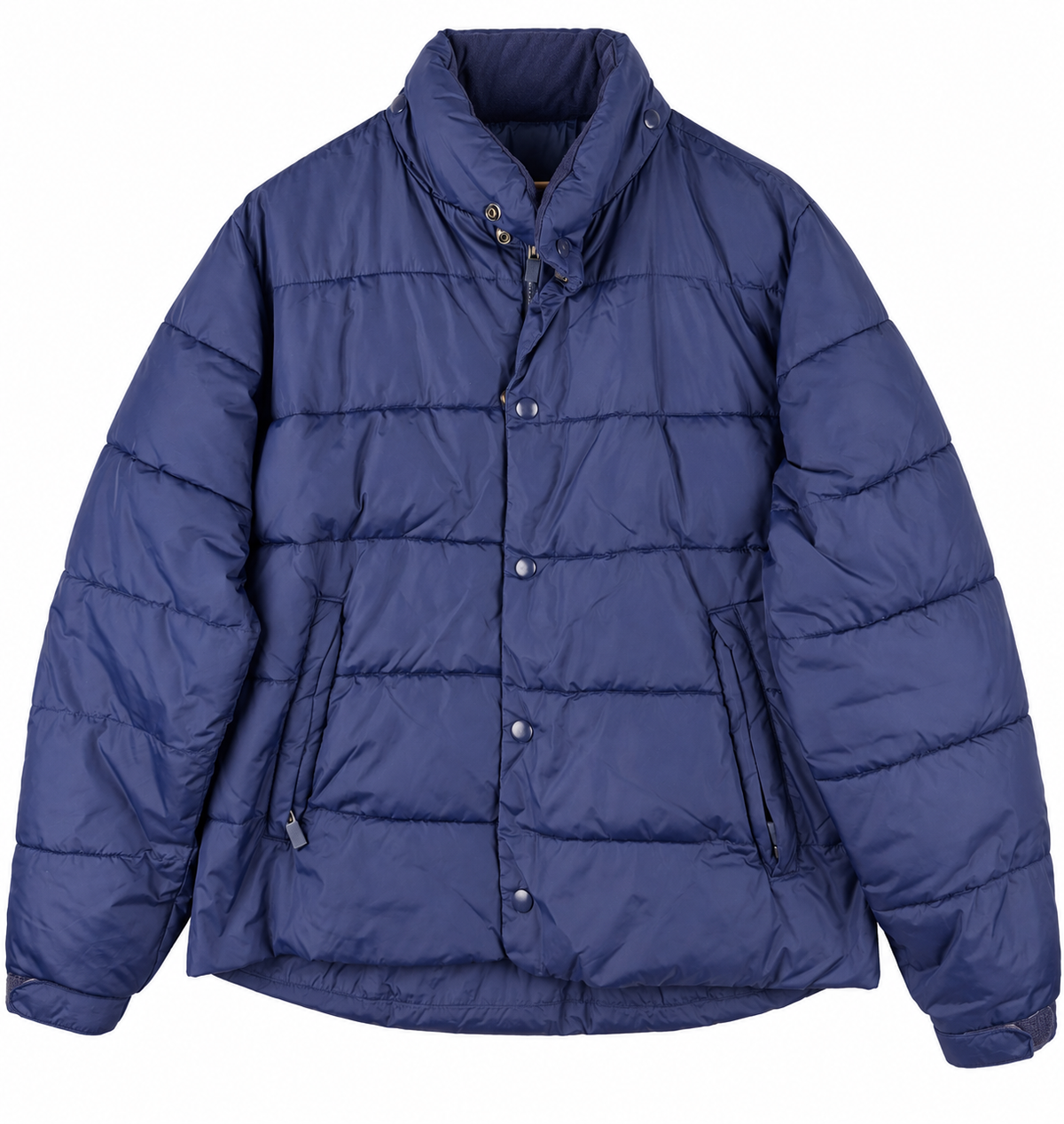 GAP PrimaLoft Mens Small Navy Blue Puffer Jacket Winter Padded