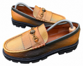 Kurt Geiger London Loafers Size 6 Multicolour Leather Chunky Sole