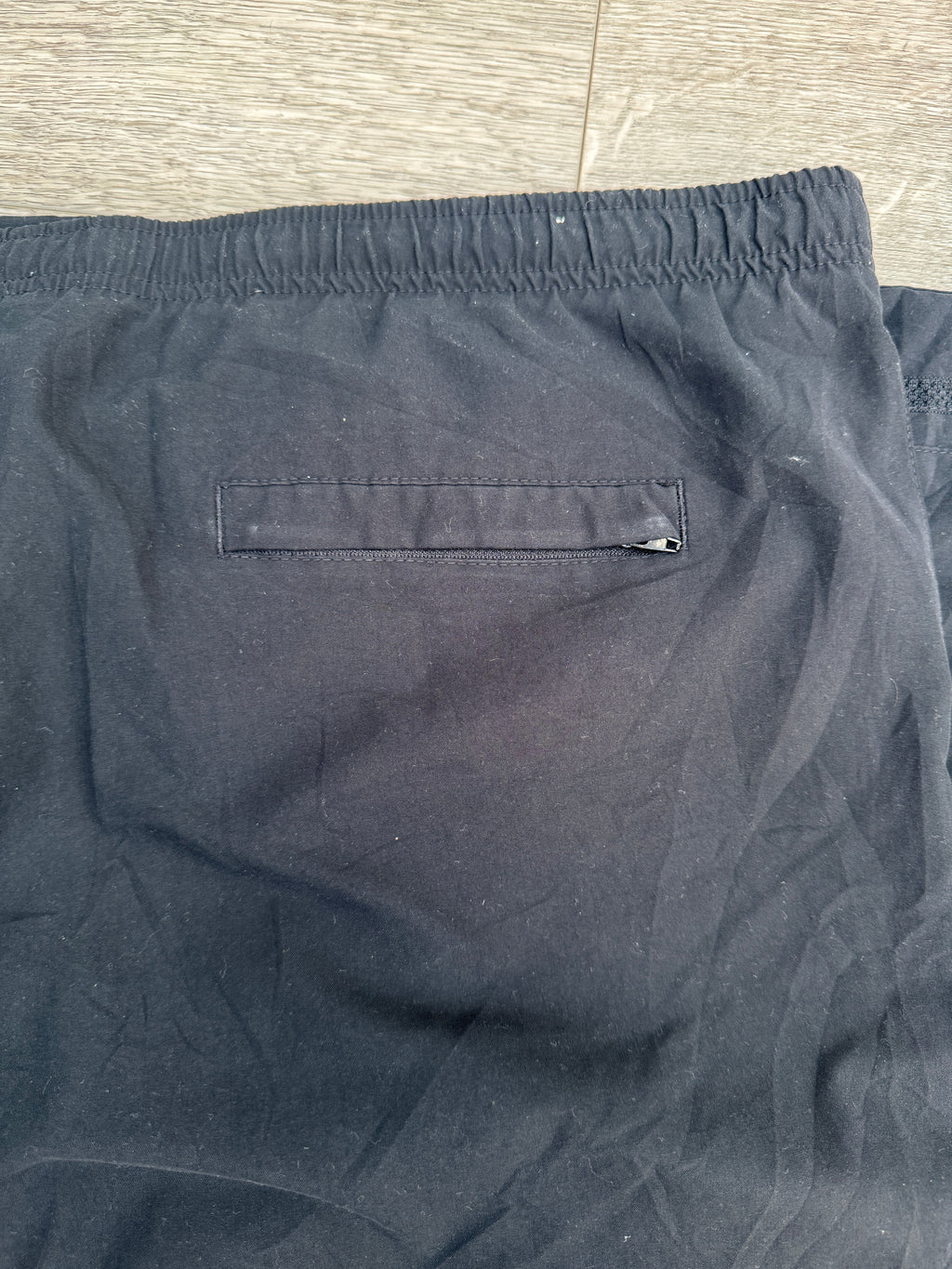 Nike Vintage Track Pants Mens XL Black Woven Training Bottoms